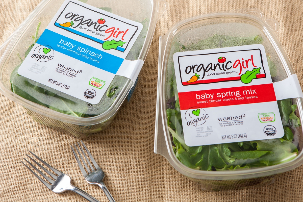 Organic Girl baby spinach and spring mix