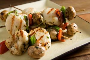 Grilled Sea Scallops